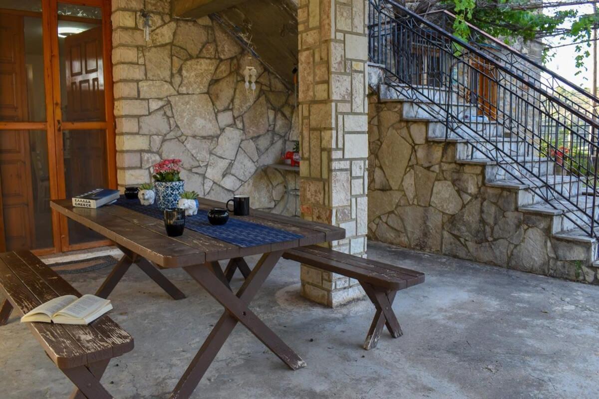 KitriaíCoastal Stone Hideaway With Stunning Scenery别墅 外观 照片